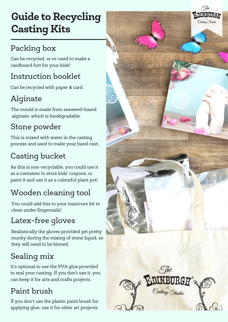 The Edinburgh Casting Studio Guide to Recycling Casting Kits