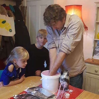 Halloween Hand Casting Making the Mould