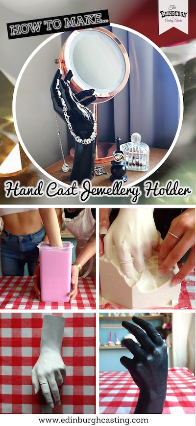 How to make a hand cast jewellery holder