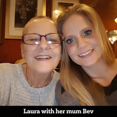 Laura Butt with her mum Bev